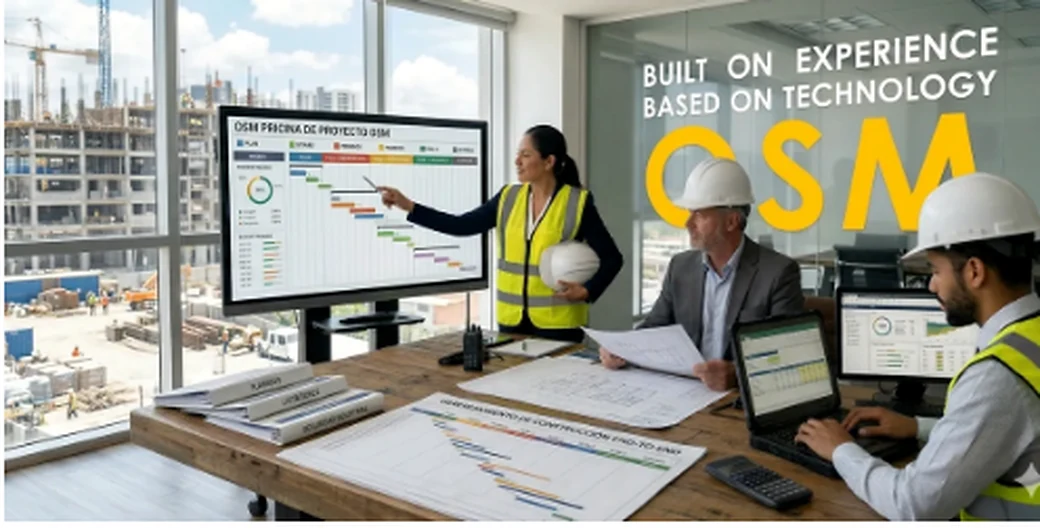 Imagen de referencia de gerenciamiento de construcción